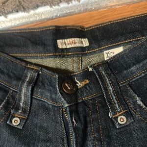 Frankie B. Dark Blue Flare Jeans